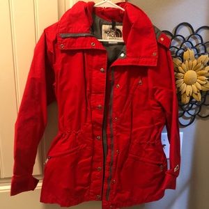 North Face Red Coat